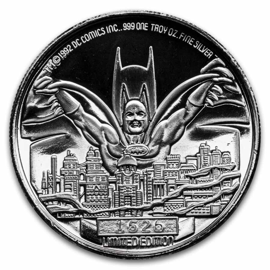 1 oz Silver Round - BATMAN (Catwoman, w/Box and COA)