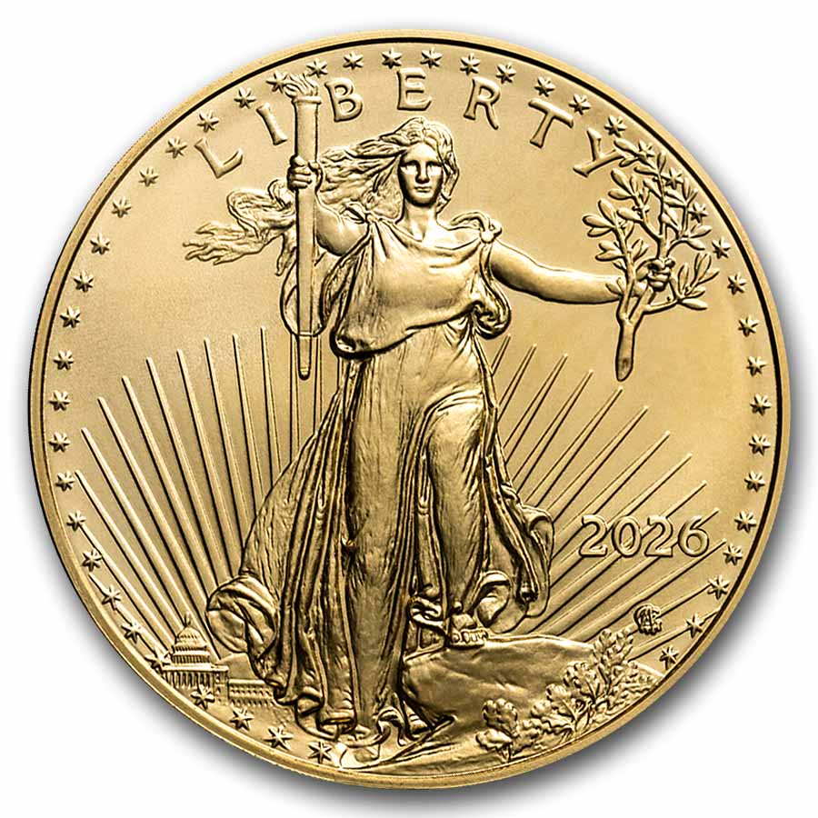 2026 1/4 oz American Gold Eagle Coin BU - eBay