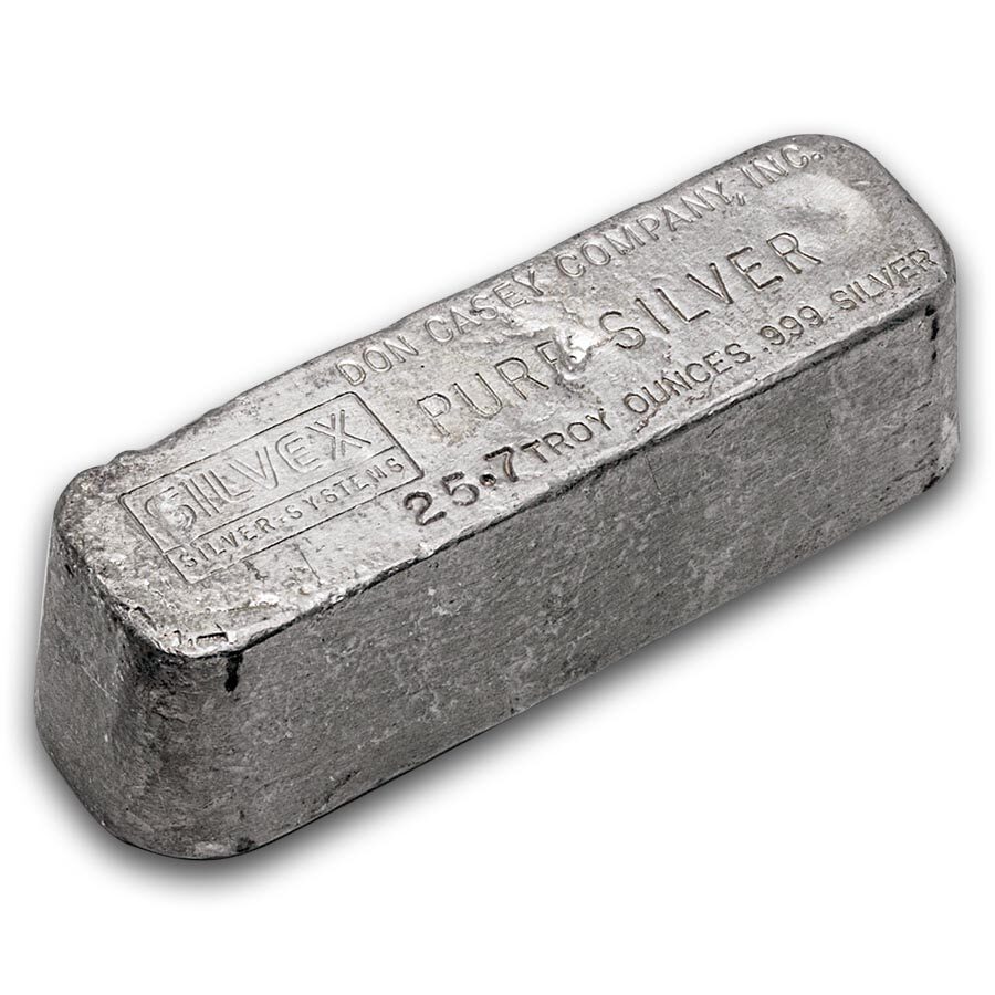 25.70 oz Silver Bar - Don Casey Company