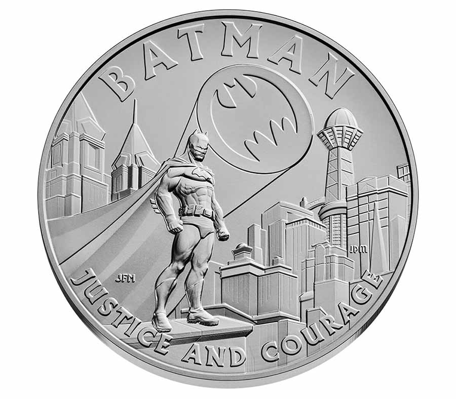 (2025) 1 oz Silver Comic Art Batman Medal (w/Box & COA)