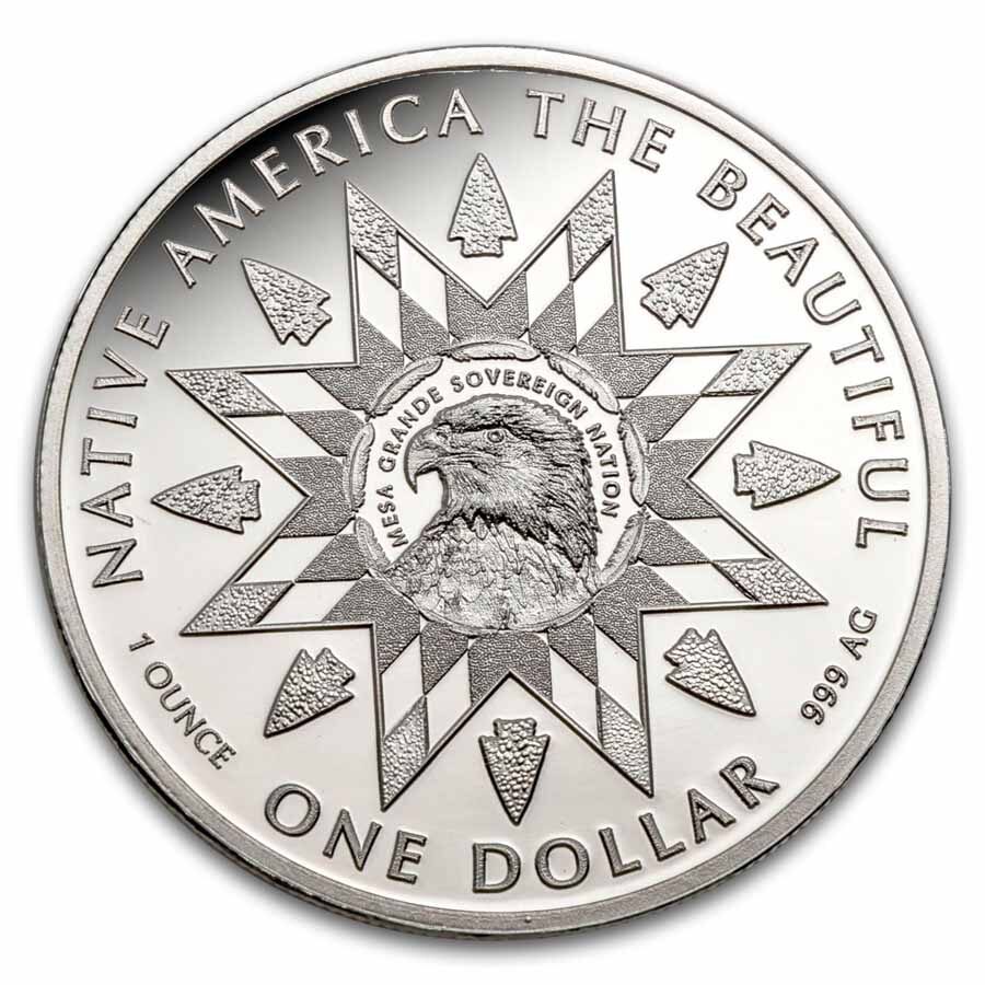 2025 1 oz Ag NATB Massachusetts Wampanoag "First Thanksgiving"