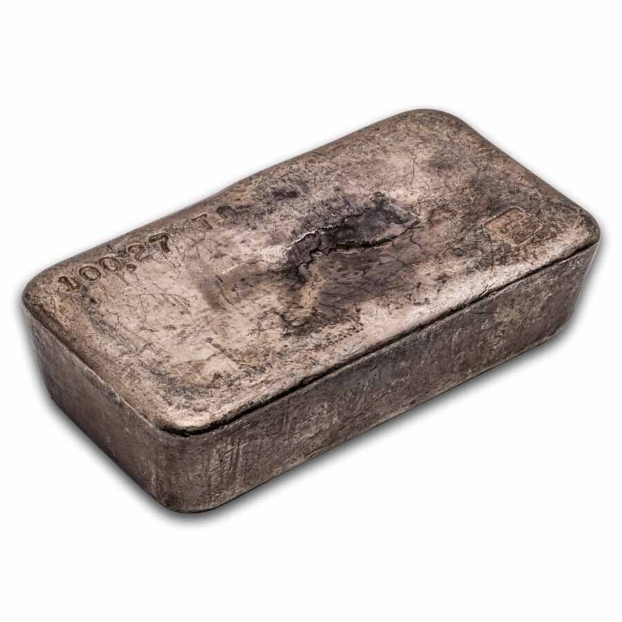 100.27 oz Silver Bar - Capital Metals (Baltimore, MD.)