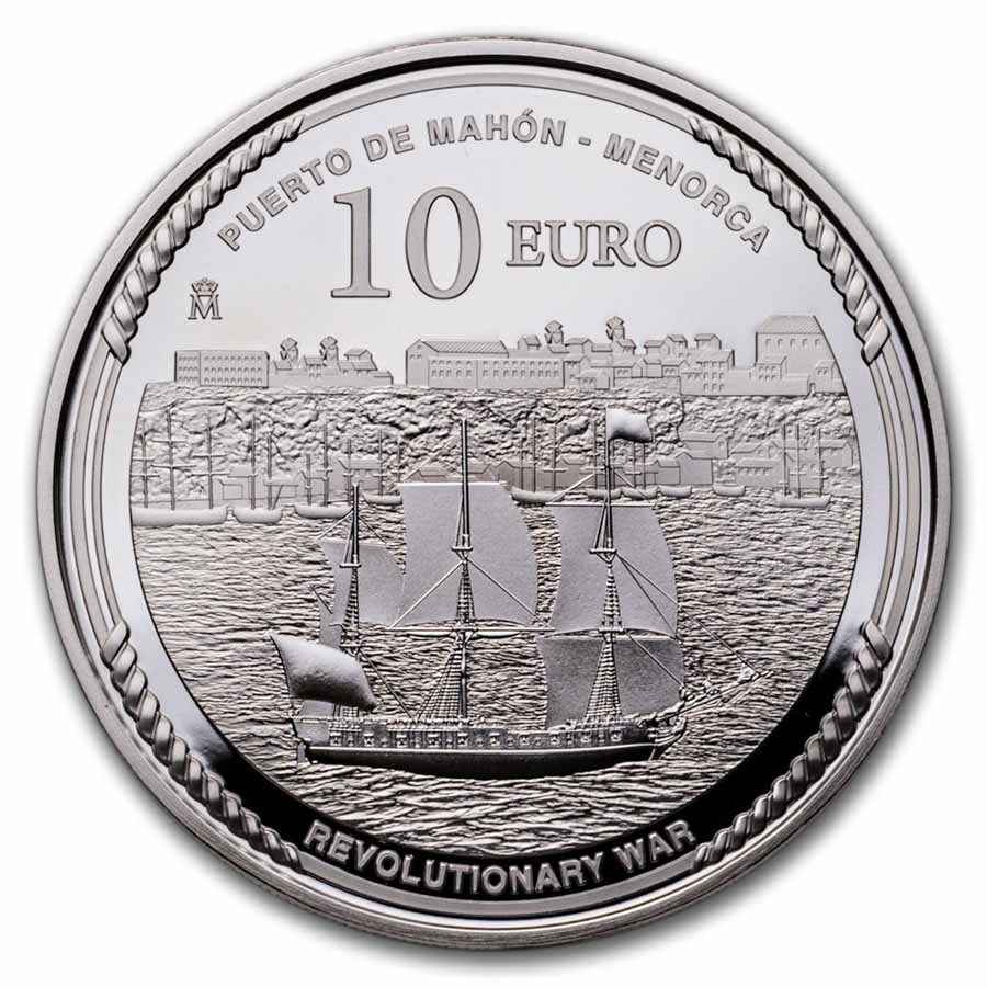 2025 Spain Jordi Farragut 250th Anniv .925 Silver