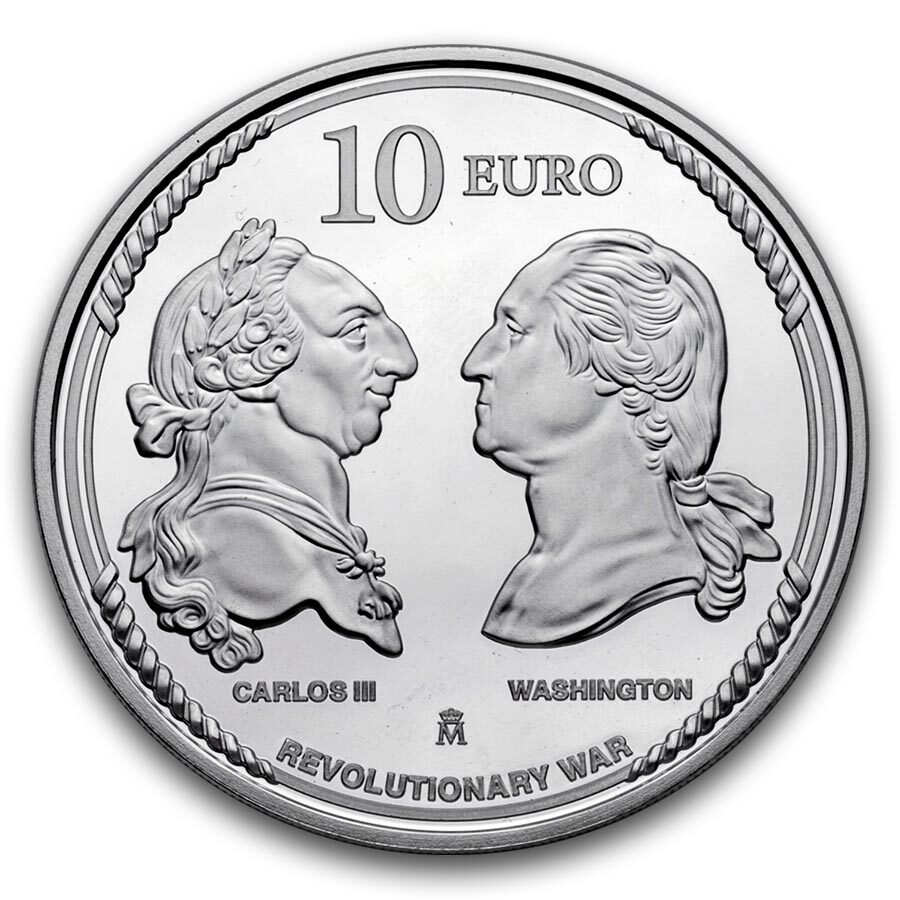 2025 Spain The American Bald Eagle 250th Anniv .925 Silver