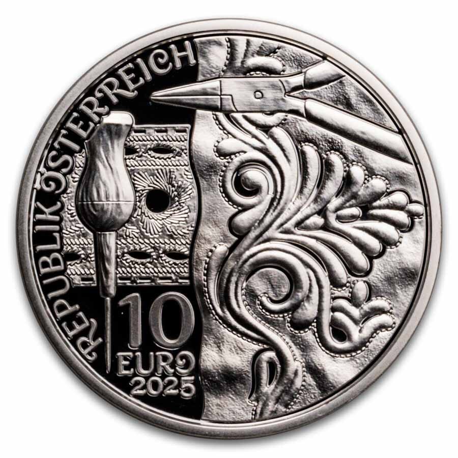 2025 Austria Proof Ag Traditional and Trendy: Leather (Box/COA)