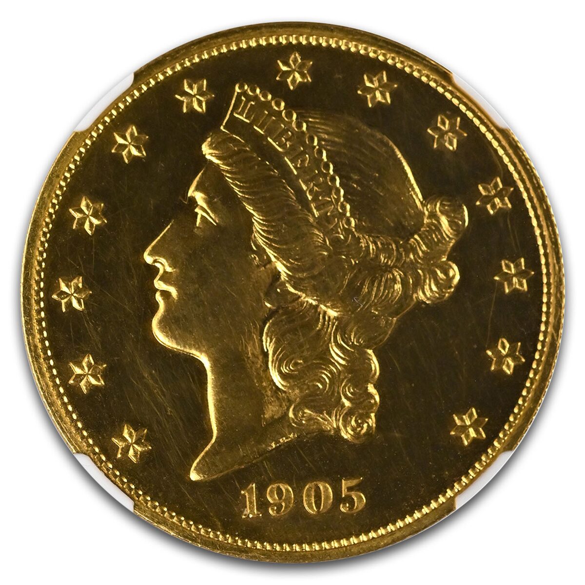 1905 $20 Liberty Gold Double Eagle PF-64 NGC