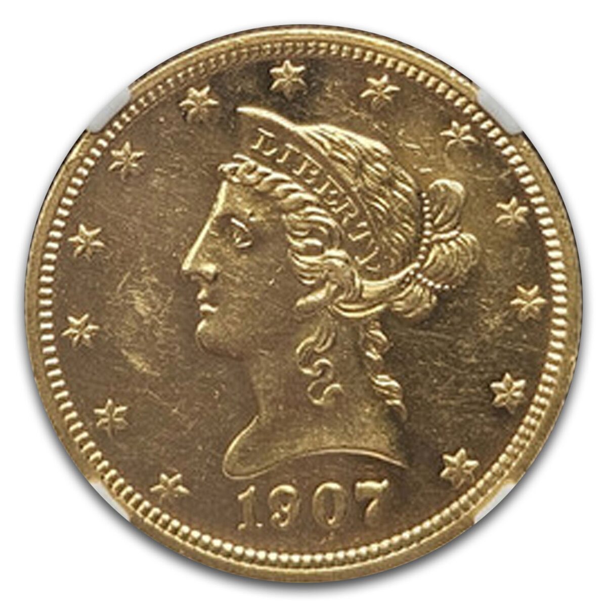 1907 $10 Liberty Gold Eagle PF-61 NGC