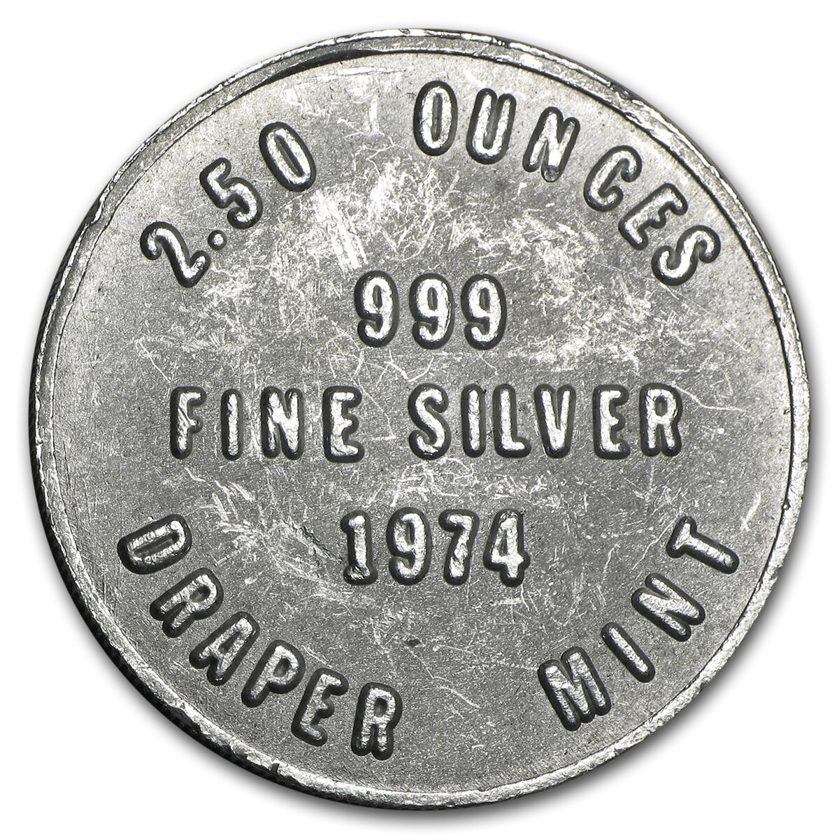 2 1/2 oz Silver Round - Swiss of America