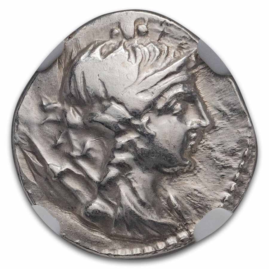 Gaul, Massalia AR Silver Drachm (2nd-1st Century BC) Ch VF NGC