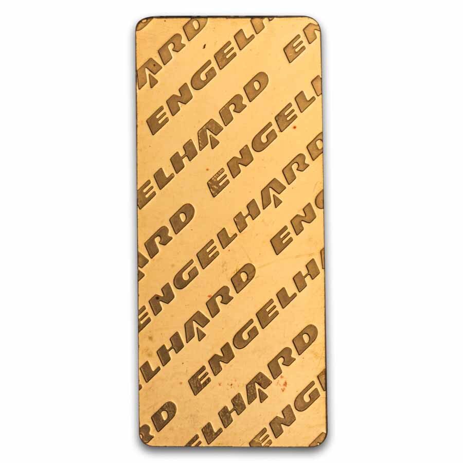 10 oz Gold Bar - Engelhard (Tall-Eagle Design, Gold Card Assay)