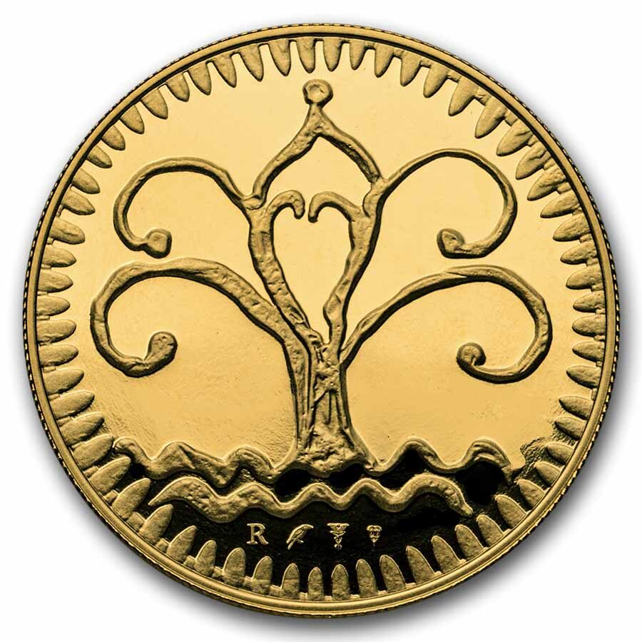 2025 Netherlands 2 oz Proof Gold Parrot Duit (w/ Box/COA)