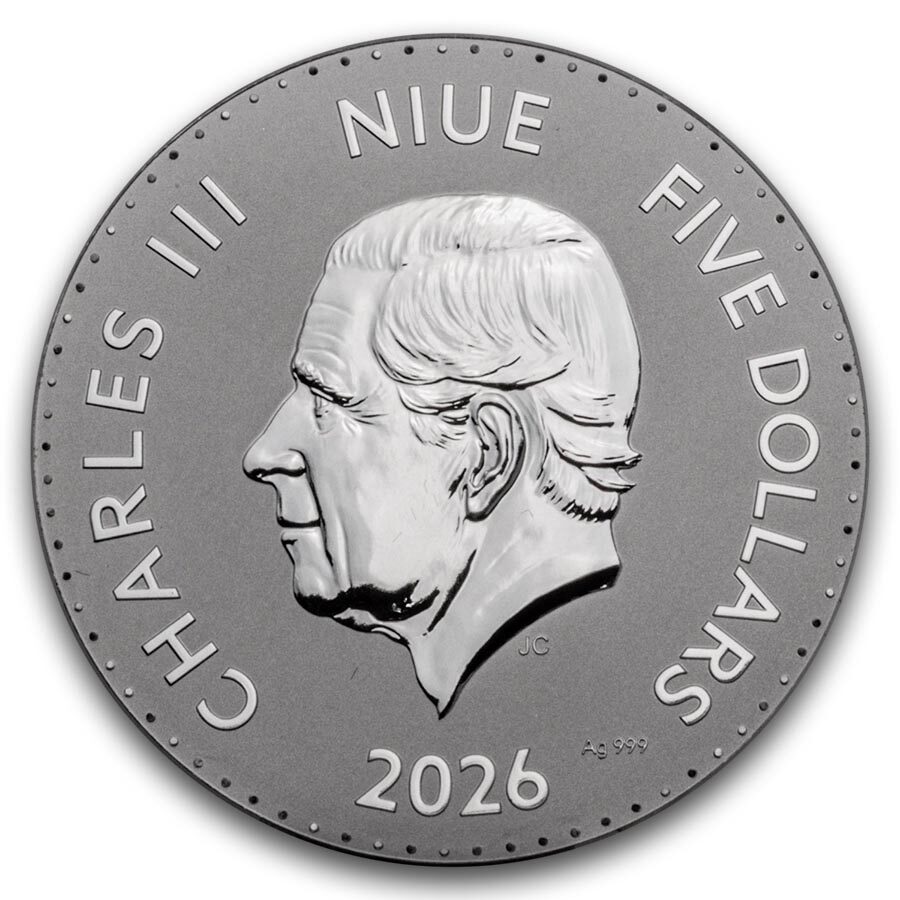 2026 Niue 2 oz Silver Year of the Horse (with Box & COA)