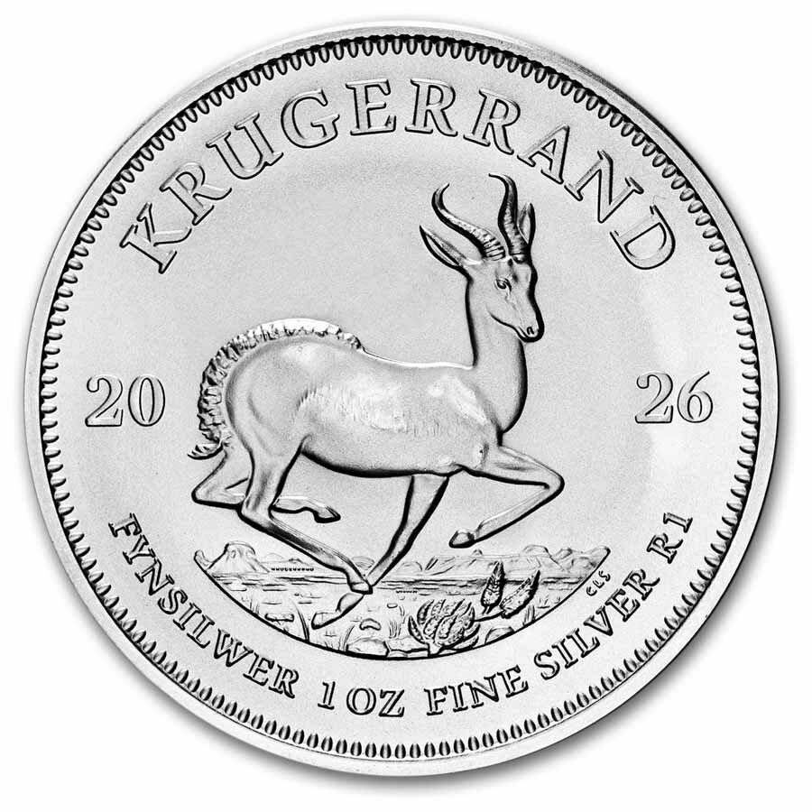 2026 South Africa 1 oz Silver Krugerrand (MintDirect® Single)