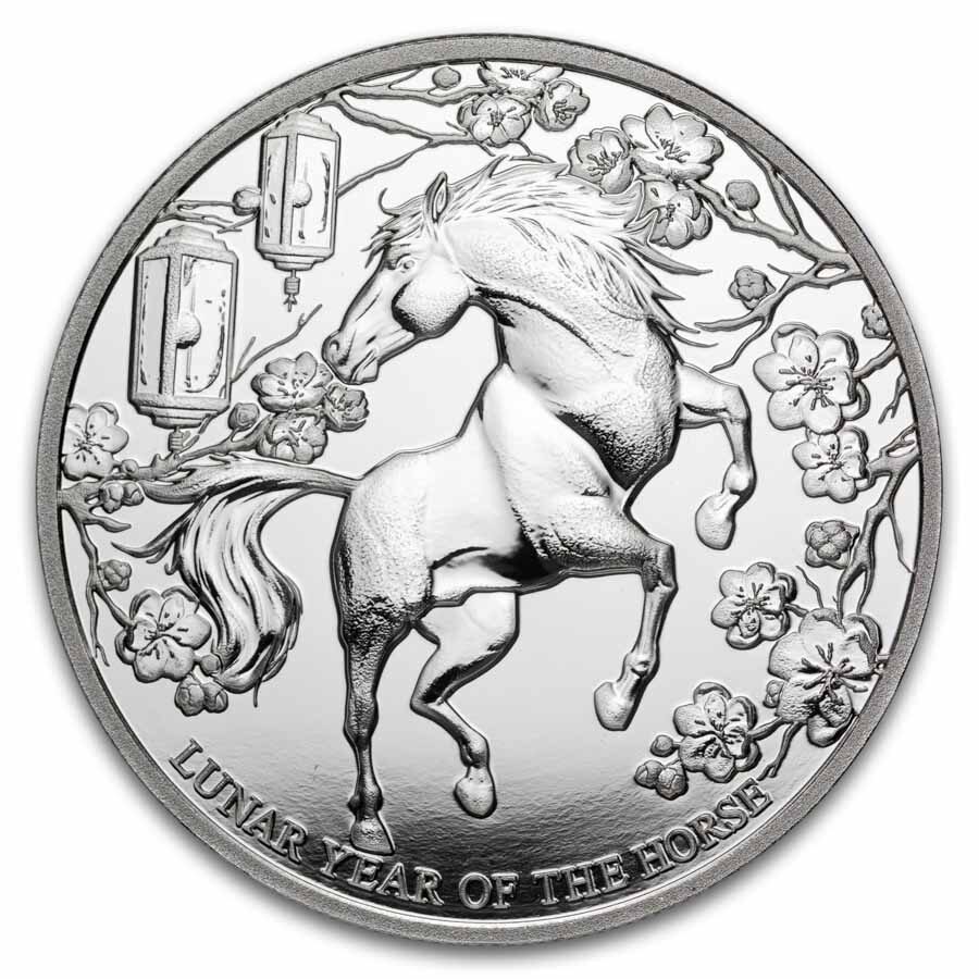 2026 Pitcairn Islands 1 oz Silver Lunar Year of the Horse BU