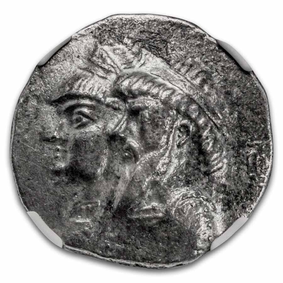 Elymais AR Tetradrachm Kamnaskires III/Ananze 82-72 BC Ch VF NGC