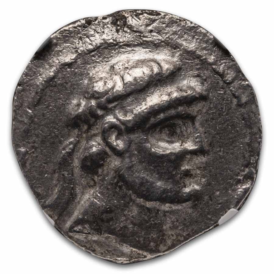 Characene, Apodacus AR Tetradrachm (124-103 BC) VF NGC 5/2