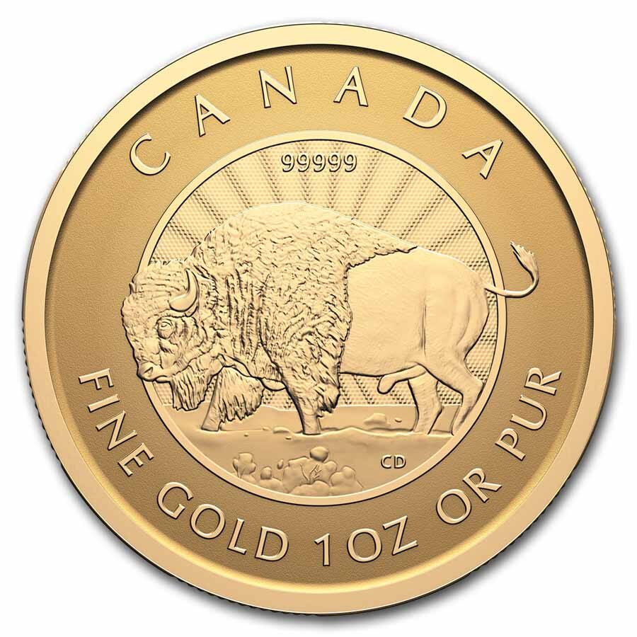 2026 Canada 1 oz Gold $200 Purest Bison (Premium Bullion)
