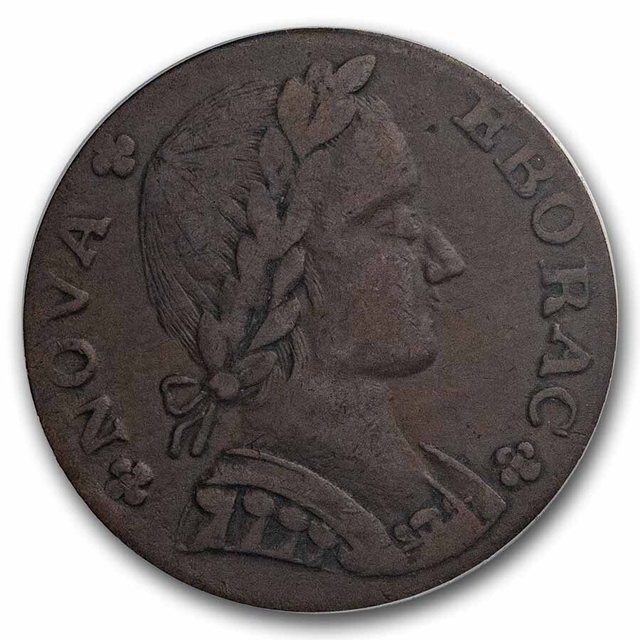1787 Nova Eborac Copper VF-35 PCGS (Brown, Std Left)