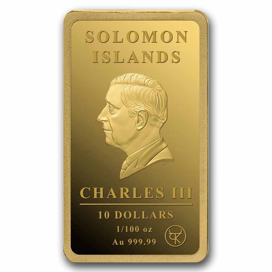 2026 Solomon Islands 1/100 oz Gold Bullion Collection II: Buffalo