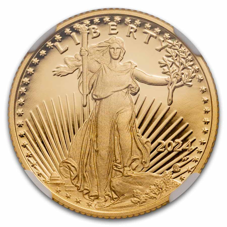 2024-W 1/4 oz Proof American Gold Eagle PF-70 NGC