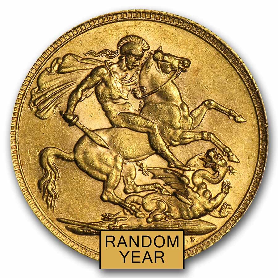 Britain Gold Sovereign Avg circ - Season's Greetings (Random)