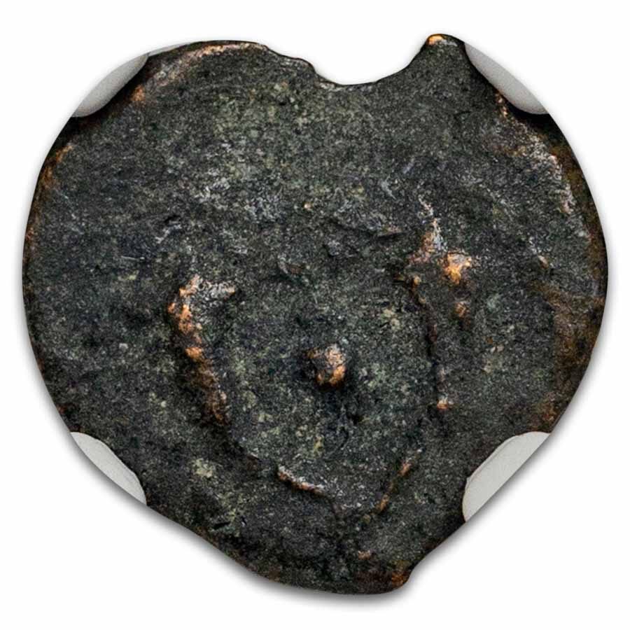 Judaea Widow's Mite Maccabean Kings (135-37 BC) Fine NGC