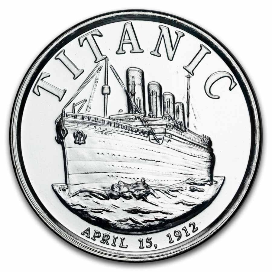 1 oz Silver Round - Titanic