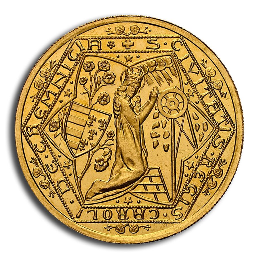 1934 Czechoslovakia Gold 2 Ducats MS-66 NGC