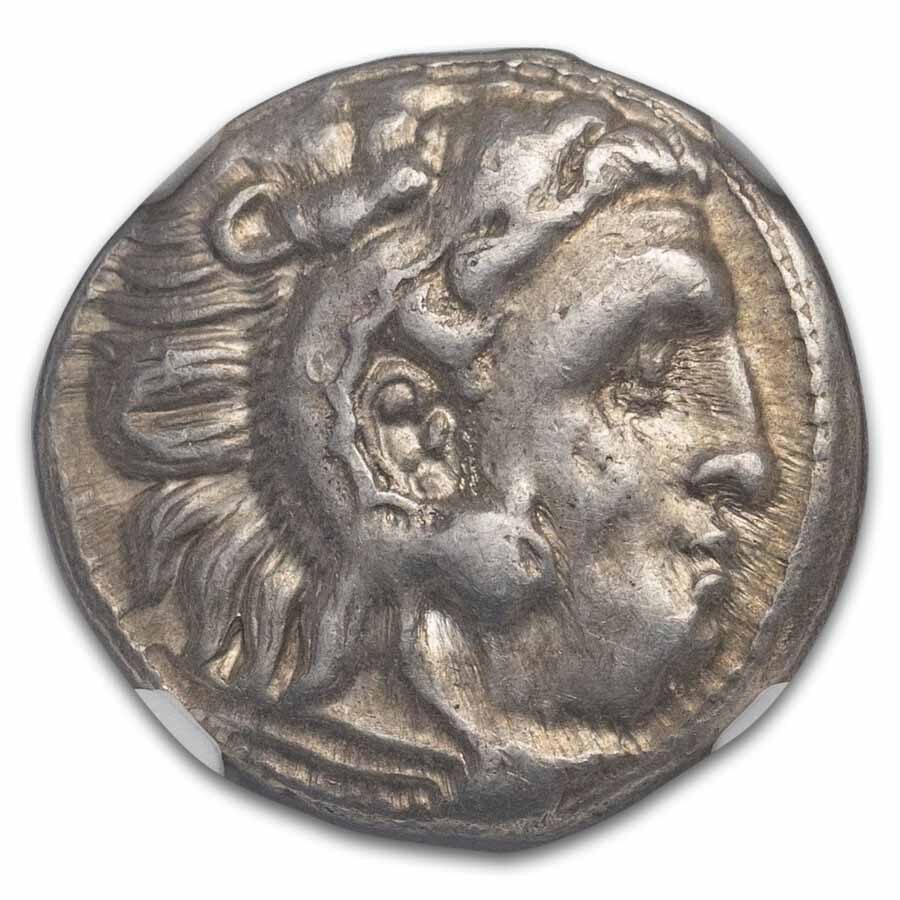 Macedon Alexander III Drachm (336-323 BC) Ch XF NGC Posthu. Issue