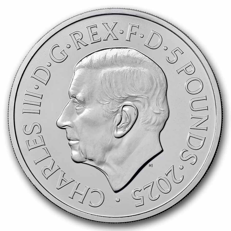 2025 Great Britain £5 Music Legends: Freddie Mercury BU