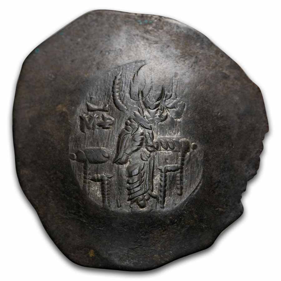 Byzantine Billon Aspron Trachy Manuel I (1143-1180 AD) XF