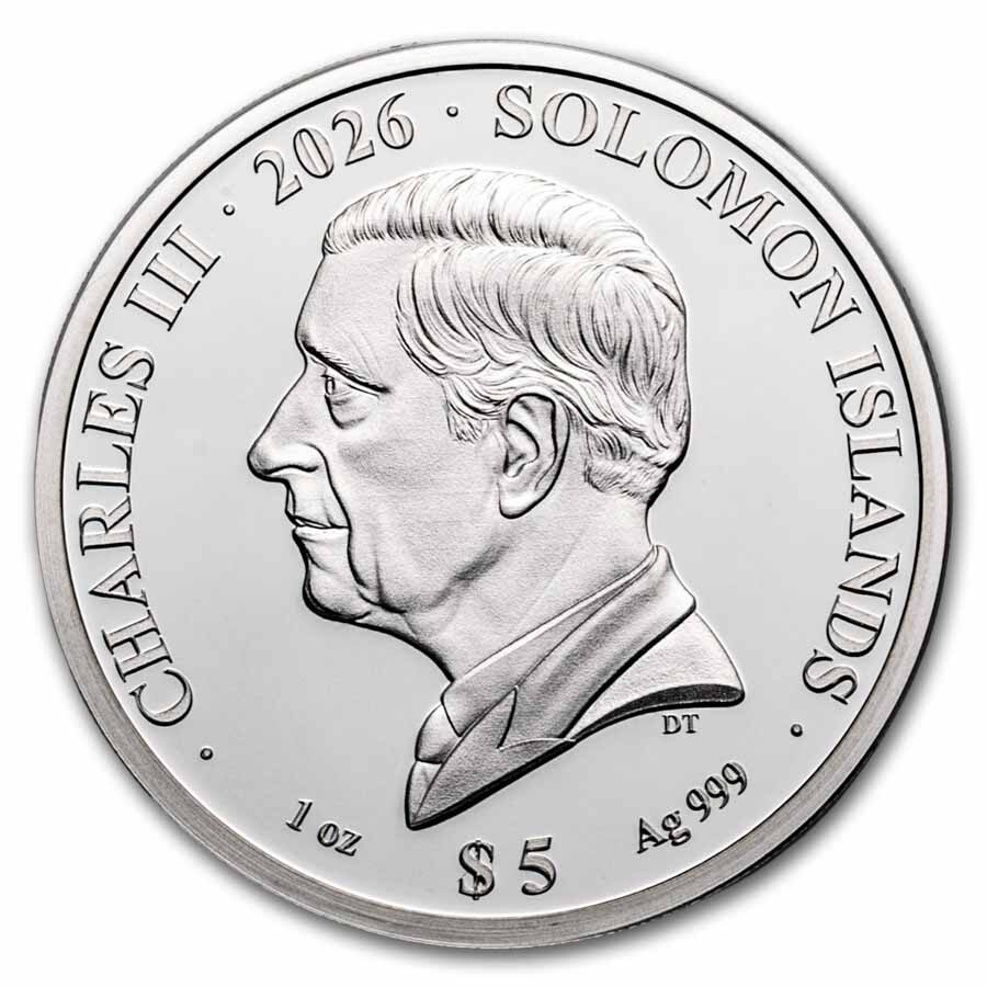 2026 Solomon Islands 1 oz Silver Jefferson Memorial (Box & COA)