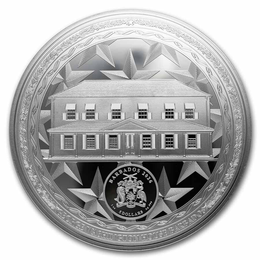 2026 Barbados 1 oz Silver Committee of Five: John Adams