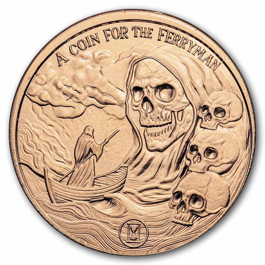 1 oz Copper Round - Tales of Old: A Coin for the Ferryman