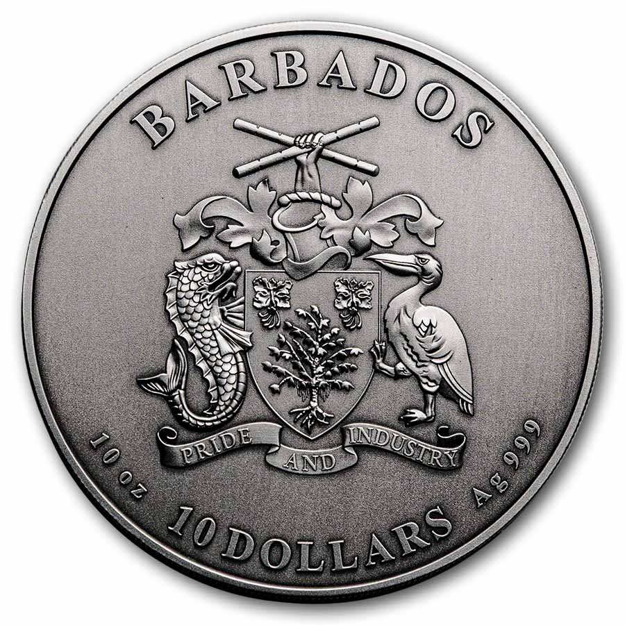 2026 Barbados 10 oz Silver Declaration of Independence