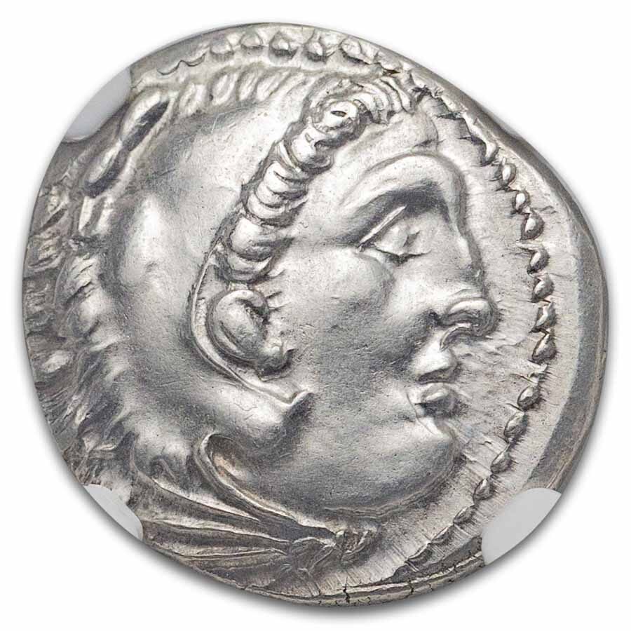Macedon Alexander III Drachm (336-323 BC) Ch XF NGC Posthu. Issue