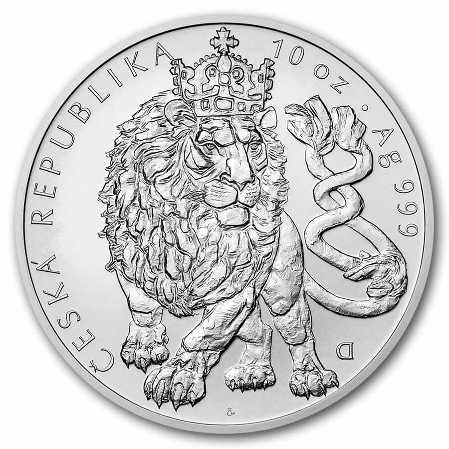 2026 Niue 10 oz Silver Czech Lion BU