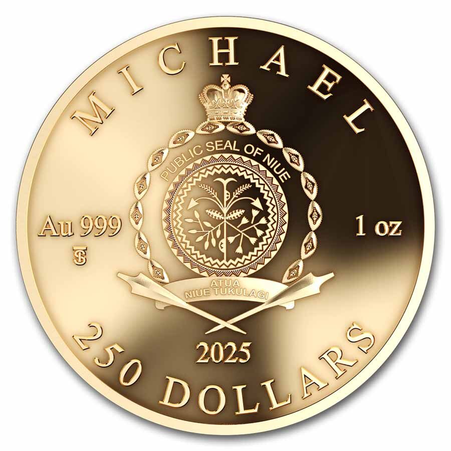 2025 Niue Michael 1 oz Gold Proof Coin (Box & COA)