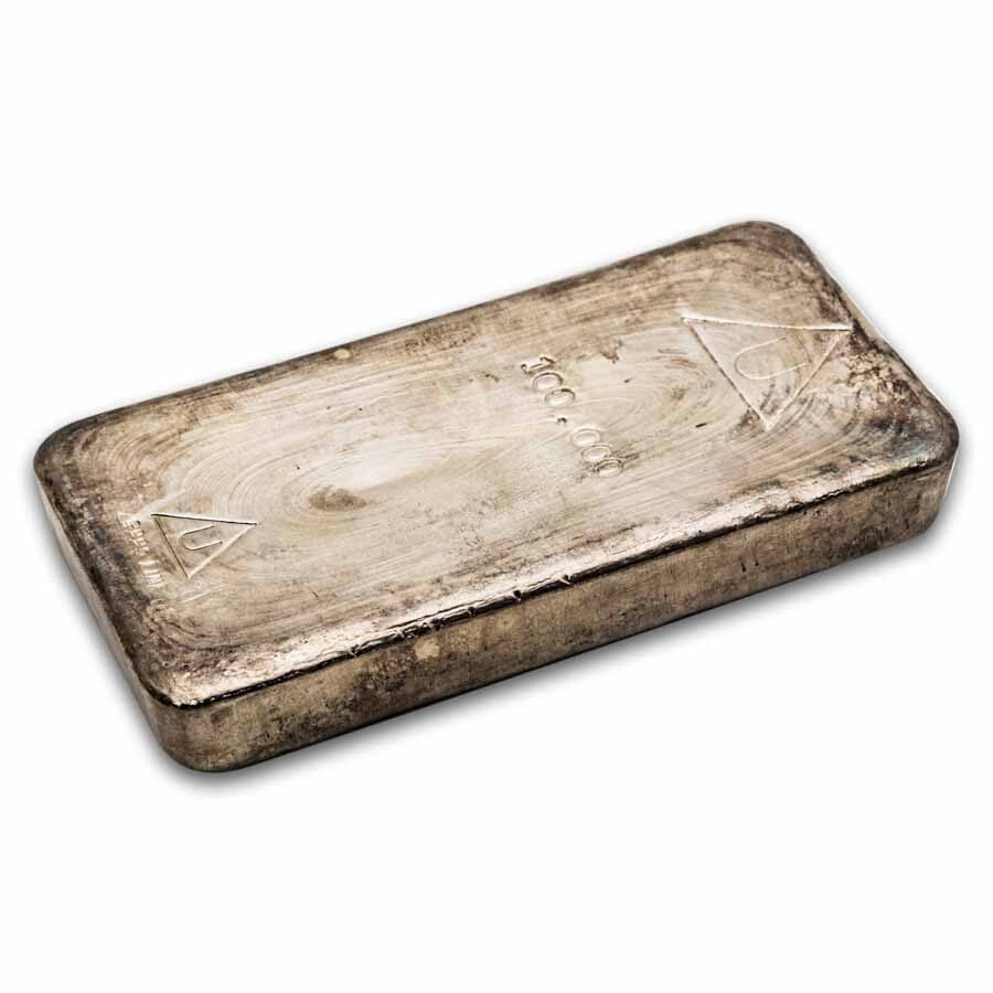 100 oz Silver Bar - Delta (w/COA, #13919)