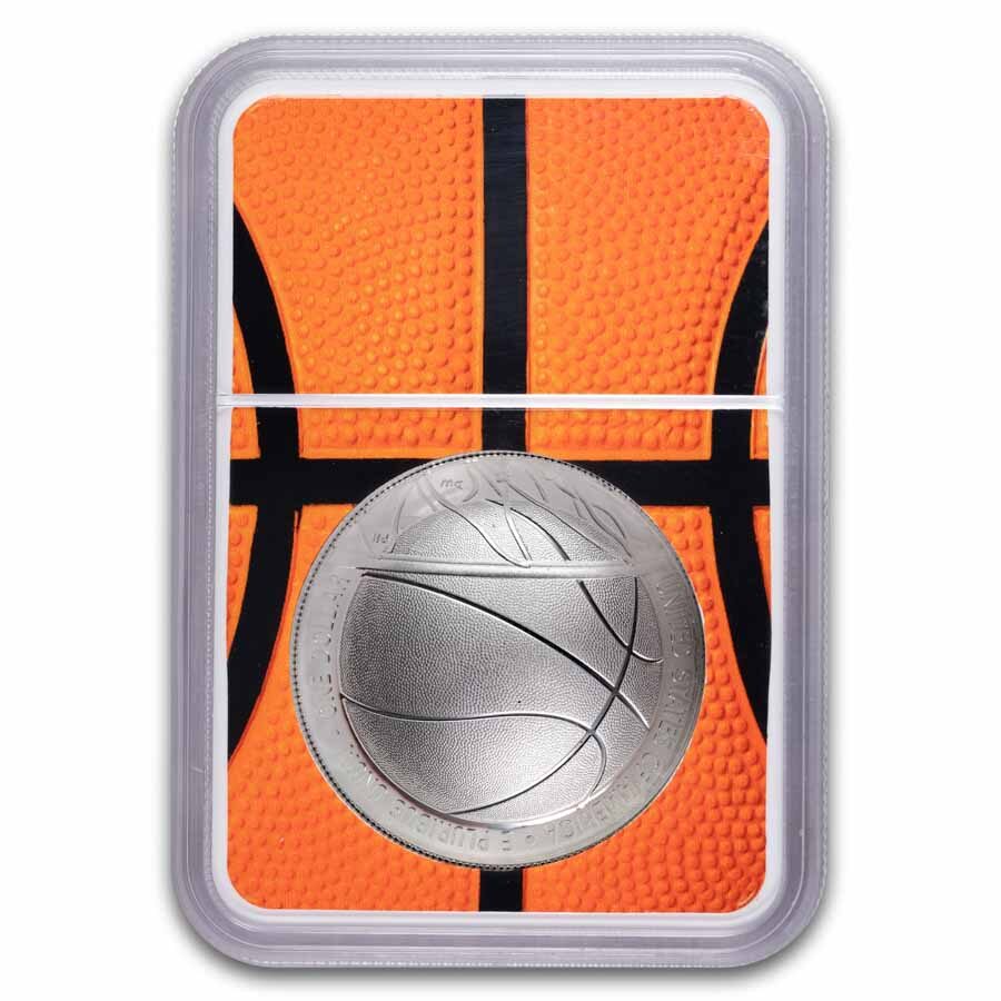 2020-P Basketball Hall of Fame $1 Silver PF-69 NGC (ER)