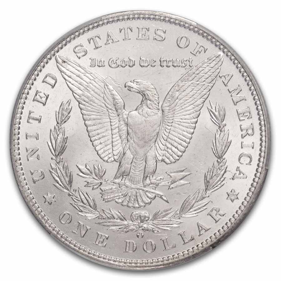 1893-O Morgan Dollar MS-60 CACG