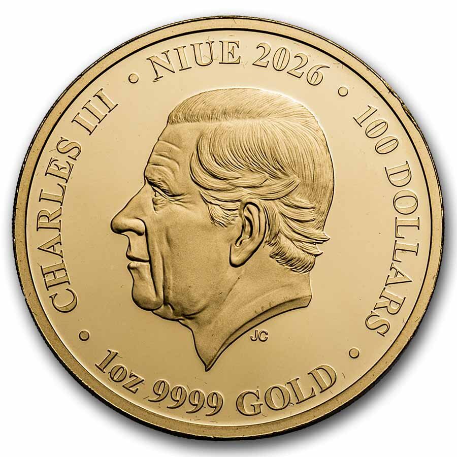 2026 Niue 1 oz Gold Proof Baby Sugar Glider (w/ Box & COA)