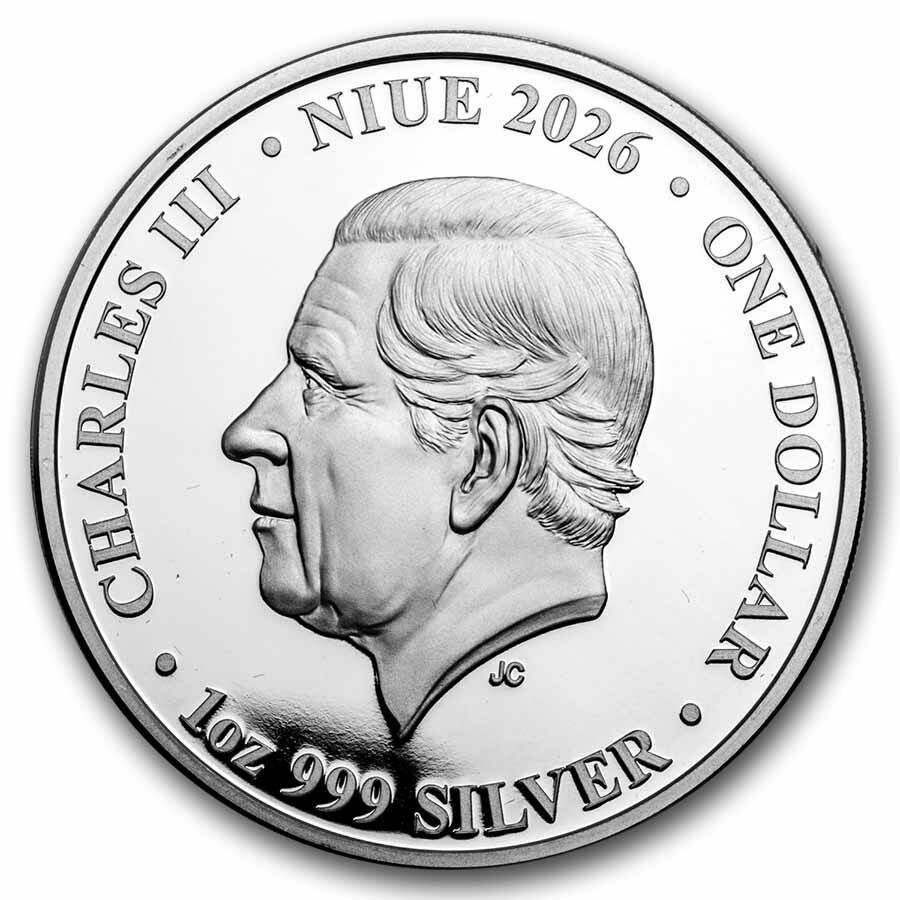 2026 Niue 1 oz Silver Proof Jupiter from Callisto (w/ Box & COA)