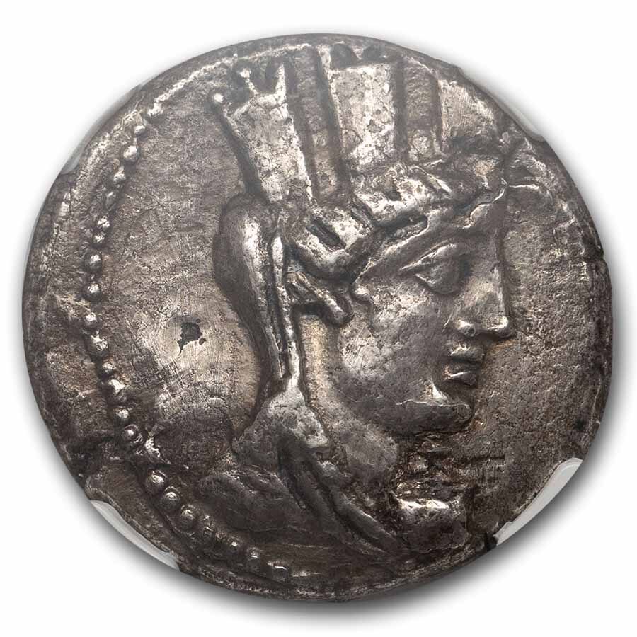 Phoenicia, Aradus AR Tetradrachm (138/7-44/3 BC) Ch VF NGC 4/1