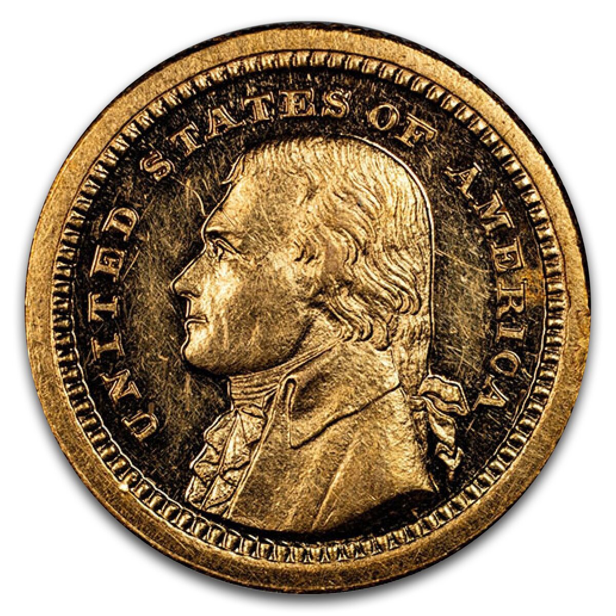 1903 Gold $1.00 Louisiana Purchase Jefferson PR-58 Cameo CACG