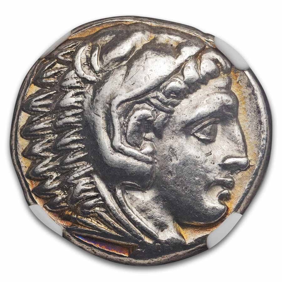 Macedon Alexander III AR Tetradrachm (336-323 BC) XF NGC 5/3