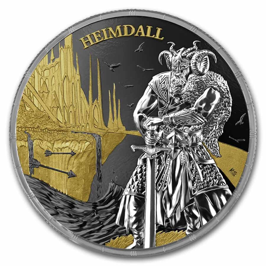 2025 Germania Ragnarok: Loki & Heimdall Geminus 2x1 oz Silver BU