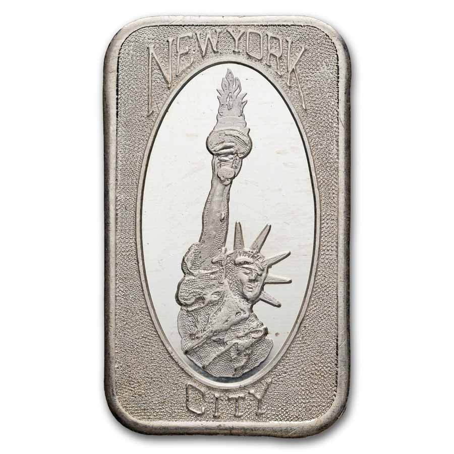 1 oz Silver Art Bar - Mother-Lode Mint (New York City)