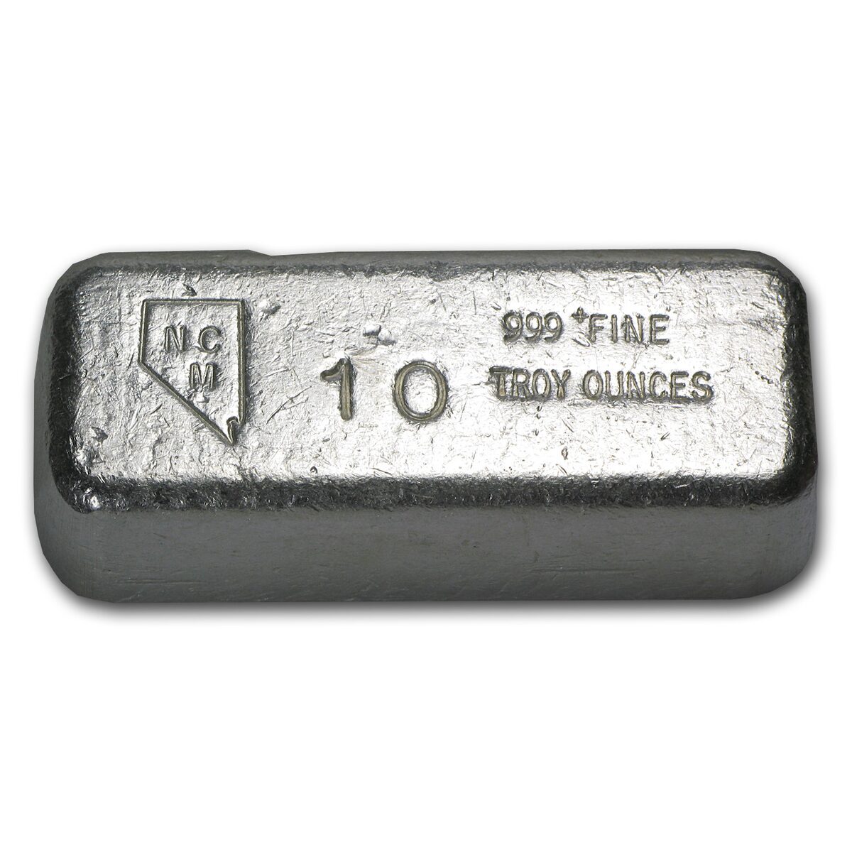 10 oz Silver Bar - Nevada Coin Mart Ingot