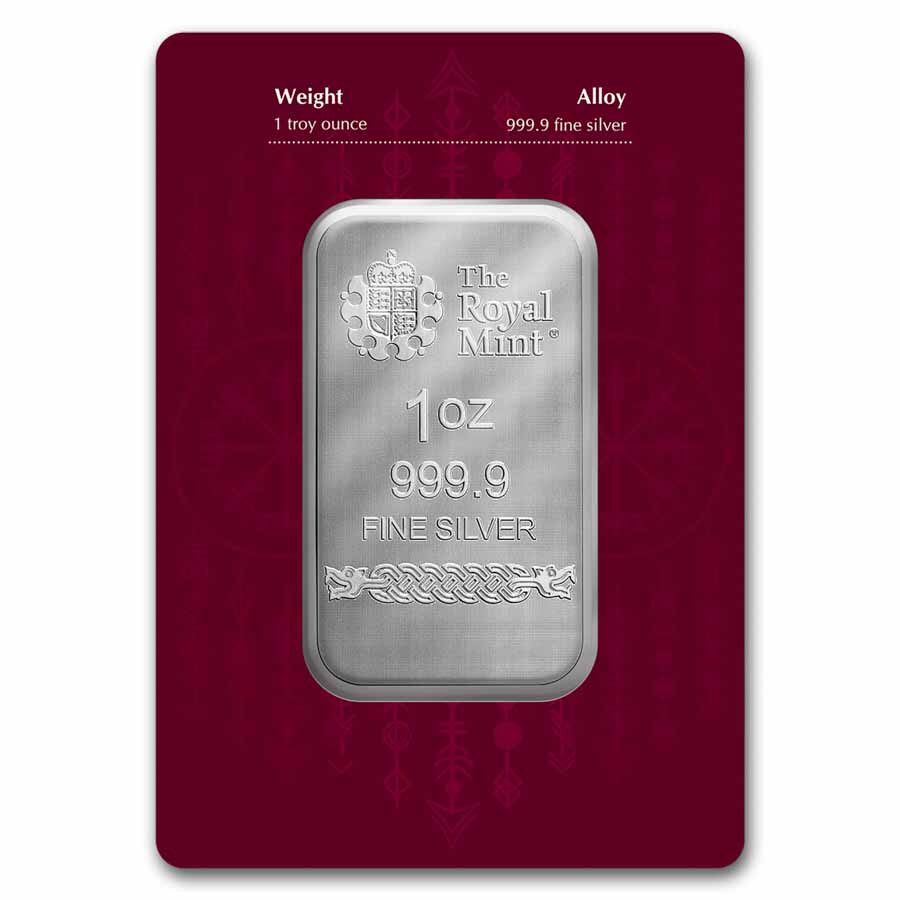 1 oz Silver Bar - The Royal Mint & Germania Mint Norse Gods: Loki